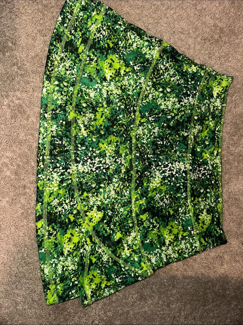 exertek Green Multi-Print Women's Skort